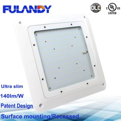 China Gas station. Garage. Factory Direct Supermarket UL DLC 4.2 130 Watt Outdoor Led Gas Station Canopy Lights for sale