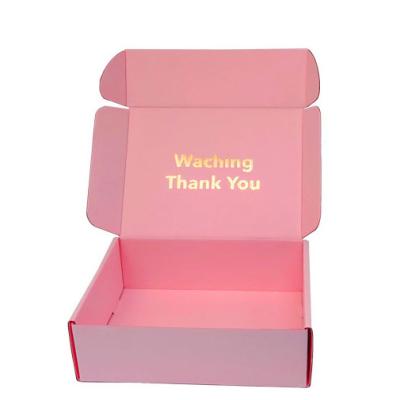 China Recycled Materials Custom Printed Colorful Plain Corrugated Cardboard Packaging Box Courier Mail Box Delivery Boxes With Logo for sale