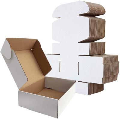 China Recycled Natural Materials New Arrival Storage Craft Gifts Giving Small Business Corrugated Paper Cardboard Packaging Craft Mailing Boxes for sale