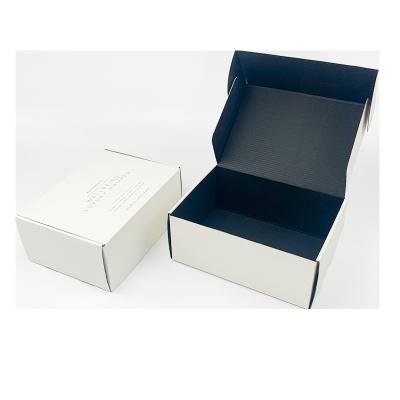 China Recycled Materials Customize Large Black Foldable Magnetic Closure Gift Cardboard Shipping Luxury Paper Box For Clothes Apparel T-shirt Packaging for sale