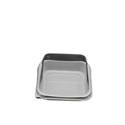 China Small Recyclable Transparent Clear Plastic Mini Cake Slice Box Container for sale