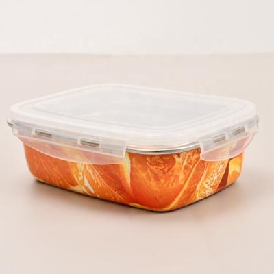 China Modern Colorful Freshness Preservation Food Storage Box Keep Food Fresh Crisper Container Refrigerator Airtight Storage Containers for sale