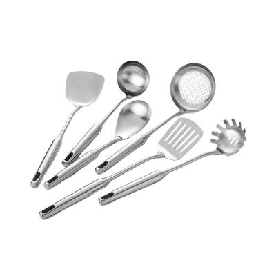 China Sustainable Wholesale Plastic Food Prep Handle Nylon /Silicone Kitchen Utensils Set for sale