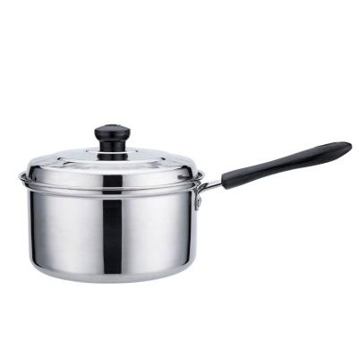 China Sustainable Kitchen Cookware Multifunctional Stainless Steel Nonstick Saucepan With Lid for sale