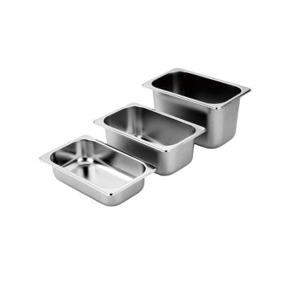 China EU and USA standard gastronorm food container GN pan restaurant tray stainless steel GN Pan Full Size 201 for sale