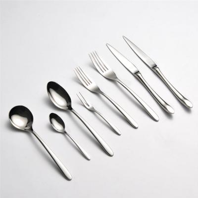 China Popular Fashion Sustainable Design Stainless Steel Flatware Set Hand Forged 13 Pieces Flatware Set for sale