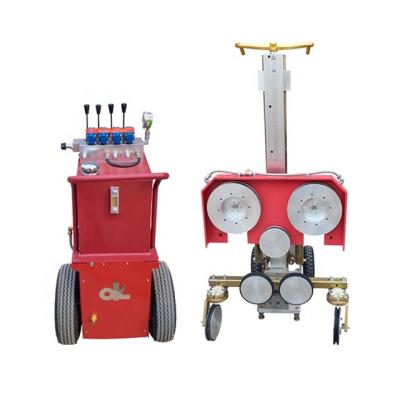 China Construction worksÂ   30kw Portable Fully Automatic Hydraulic Diamond Beaded Wire Saw For Cutting Reinforced Concrete And Stone Mining for sale