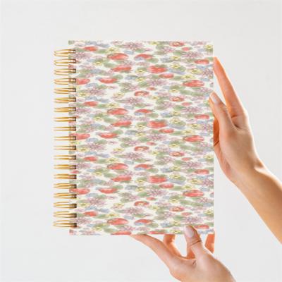 China Customized Cover A5 Dairy Notebook Hardcover Spiral Eco-Friendly Paper Classmate Lined Paper Notebook for sale