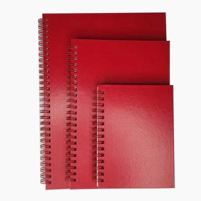 China Spiral Red Coil This Inner Page Eco-Friendly Notebook Student A5 Notebook for sale