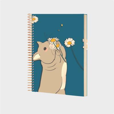 China Cheap Spiral Cute Bulk Gift Notebook Dairy Factory Price Thick Diary Notebook Kids Diary Notebook for sale