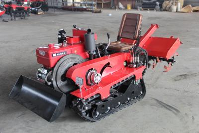 China Hotels Harrow Micro-tiller 22 Hp Crawler Tiller Cultivating Machineries Used CE Supplied by Ridge Machine Rotary Tiller Power, GS for sale