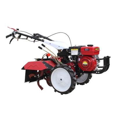 China Small Farm Microtiller Gasoline Four Wheel Drive Hotels 170 Mini Equipment Diesel Engine Tiller Land Cultivator for sale