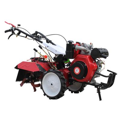 China Hotels 186 four wheel drive diesel air cooled mini tiller tiller cultivator power tiller ditch machine wheel walking tractor for sale