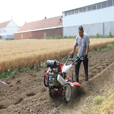 China Hotels 186 four wheel drive diesel air cooled cultivator Chinese rotary tiller cultivator and seeder for sale