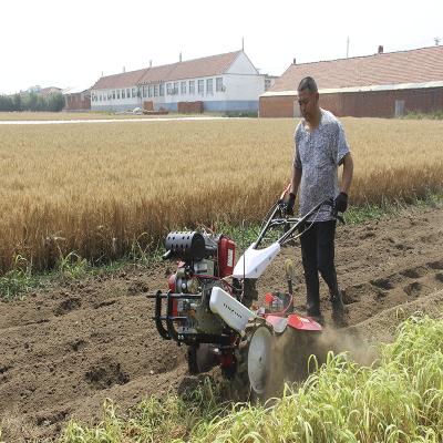 China Hotels 195 four wheel drive diesel air cooled cultivator Chinese rotary tiller cultivator and seeder for sale