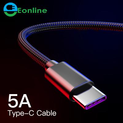 China Camera 5A USB C Cable Fast Charging Type C Cable For Type-C Type C Charger Cable Samsung Galaxy LG Pixel Huawei Xiaomi USB Cord for sale