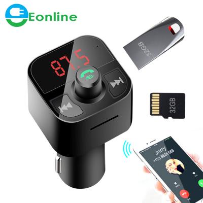 China CAR CHARGER EonlineCar Wireless MP3 Player FM Transmitter Hands Free Music Kit Wireless Audio Adapter TF Dual USB Charger for sale