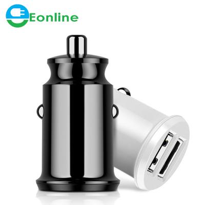 China Eonline Mini Fast Dual USB Car Charger Adapter 3.1A Fast Charging Car Phone Charger for Car-Tablet Mobile Phone Charger for sale