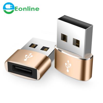 China EONLINE Camera USB to Type C Adapter Notebook Charger Phone Converter Earphone USB Charging Cable Connector for sale