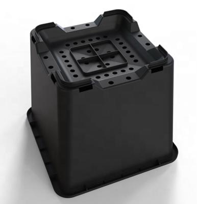 China CLASSIC Square Plastic Pots Hydroponic Tomato Grow Buckets for sale