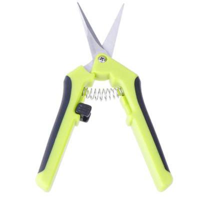 China Factory Wholesale Anti-Slip Handle Balancing Light Green Garden Scissors for sale