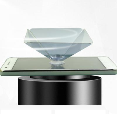 China Flexible Hot Sale Hologram Viewer Pyramid Smartphone 3D Hologram Hologram Projector For Promotional Gifts for sale