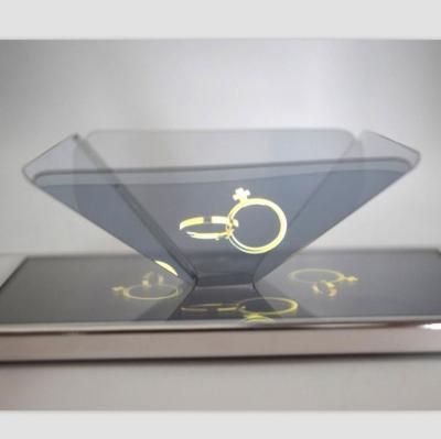 China Flexible brand new 3d gift hologram projector box 3d advertising holographic display for smartphone for sale