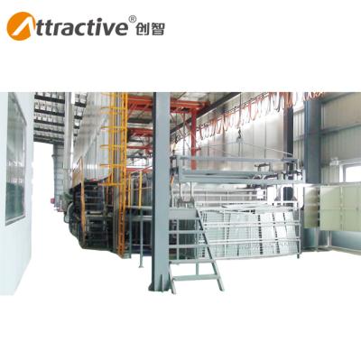 China Factory Electric Powder Curing Oven Electrostatic Coating Line Color Spray Painting Line for sale