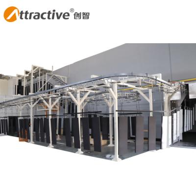 China UV Infrared Curing Oven Automated Paint Production Line For Manufacturing Auto Parts According To Customer Needs for sale