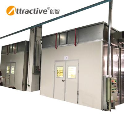 China Factory Design Natural Car Parts Manufacturing Industrial Spray Booth Coating Production Line for sale