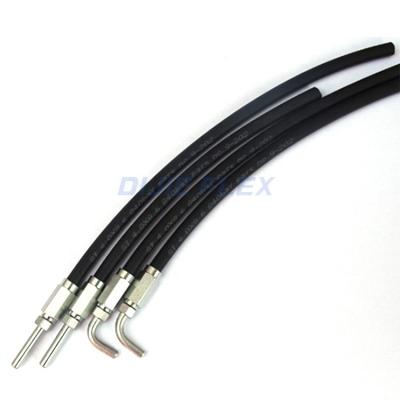 China High Pressure Lubrication System 4*8.6mm Hydraulic Rubber Hose Lubrication Grease Hose Manufacturer for sale