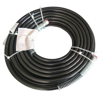 China Paint - Hose Shaped Steel High Pressure Inner Wire Braided Spray Hose PA Paint Spray Hose for sale