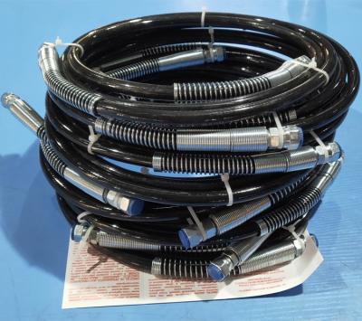 China Spray Paint Hose High Pressure Blue Airless Paint Spray Hose Assembly for sale