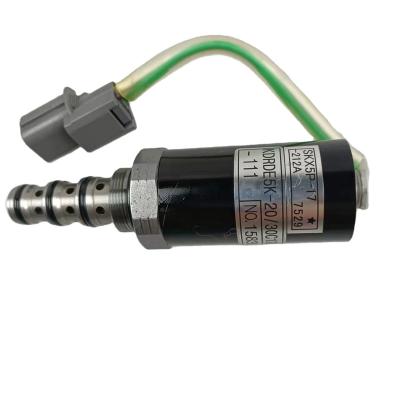 China SK200-6 Machinery Repair Shops Excavator Parts Solenoid Electromagetic Valve Magnetic Radiotube YN35V00004F1 KDRDE5K-20 30C12A-111 for sale