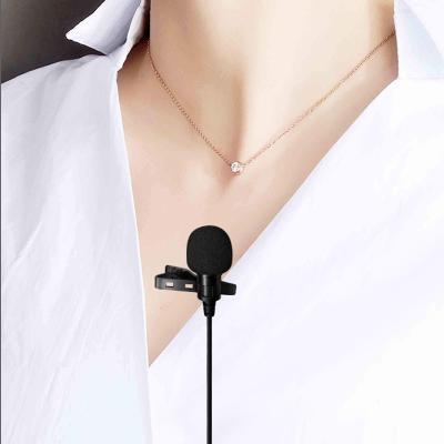 China Lavalier Microphone 3.5mm Lavalier Microphone Camera Phone Recording Microphone With CE Approved Lavalier Microphone for sale