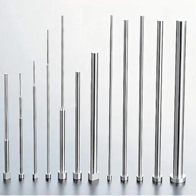 China Tungsten Carbide Injection Mold Ejector Pin HSS Ejector Sleeve For Plastic Moulds Straight Push Rod for sale