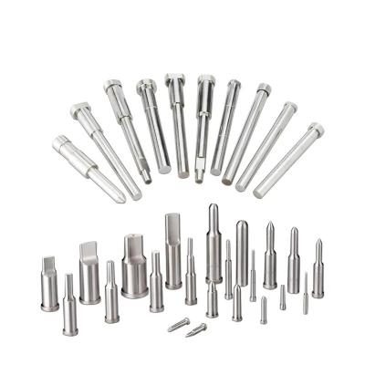 Cina OEM High Resistance Tungsten Carbide HSS Mould Accessories Punch And Dies Tapered Punch Pins in vendita