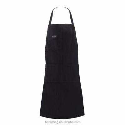 China Newest Hot Sale Eco-Friendly /Portable /Reusable Custom Printing 160g White Cotton Canvas Chef Work Apron for sale