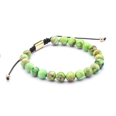 China 2020 New Arrival Anniversary Gifts CLASSIC Luxury Imperor Yellowstone Gemstone Bracelet For Women for sale