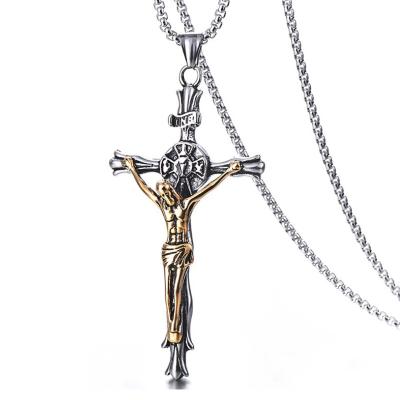 China 2019 New Arrivals Fashionable Style Pendant Wholesale Customizable Stainless Steel Mens Jewelry Religious Cross Pendant for sale