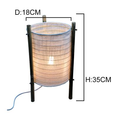 China 2019 New Product Bamboo Handmade Paper Lantern Ideas Hotel Modern Hotel Led Lamp for sale