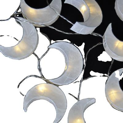 China Europe Hot Sale Decoration Christmas Gifts Led Moon String Battery Operated Lighting for sale