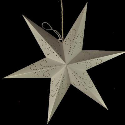 China Wholesale Christamas Home Decoration Star Paper Lantern 6point Punch Hole Star Hanging Lamp for Christmas Decorations for sale