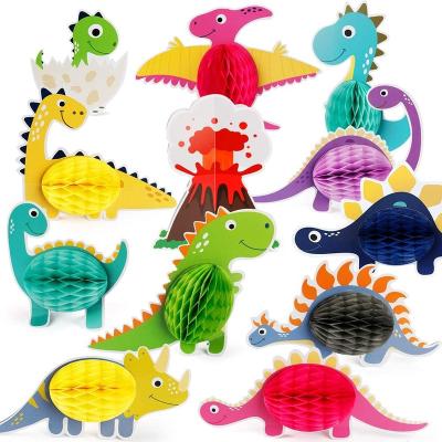 China Tissue Paper Little Dino Center Piece Table Topper for Kids Birthday Baby Shower Dinosaur Theme Party Decorations for sale