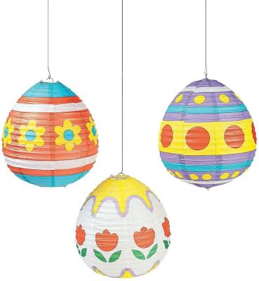 China Europe Handmade Fun DIY Easter Egg Lantern Express Decorations for sale