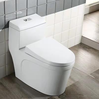 China Double-Flow Ceramic Sanitary Ware One Piece Toilet Cabinet With Tornado Flush Function 300/400mm Siding In Toilet for sale