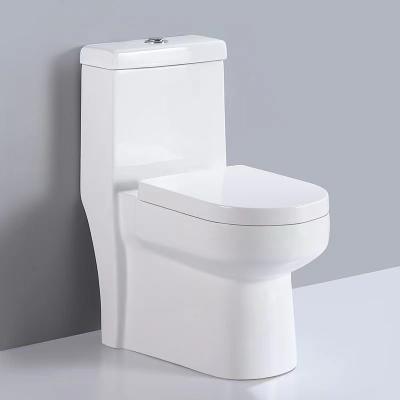 China New Fashion Double-Flow Modern Ceramic Siphon Sanitary Ware Toilet Bowl One Piece Bathroom WC for sale