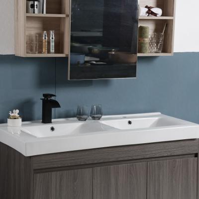 China Wash Basin Porcelain Counter Top Modern Design Bathroom Cabinet Easy Clean Basin for sale