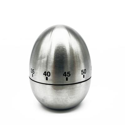 China Viable Egg Form Cute Cooking Oven Timer Rotating Alarm 60 Minute Mechanical Countdown Timer for sale