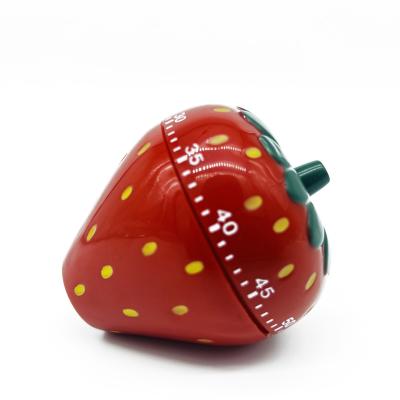 China Sustainable Kitchen Cooking Tools Mechanical Timer Fancy Strawberry Timer for sale